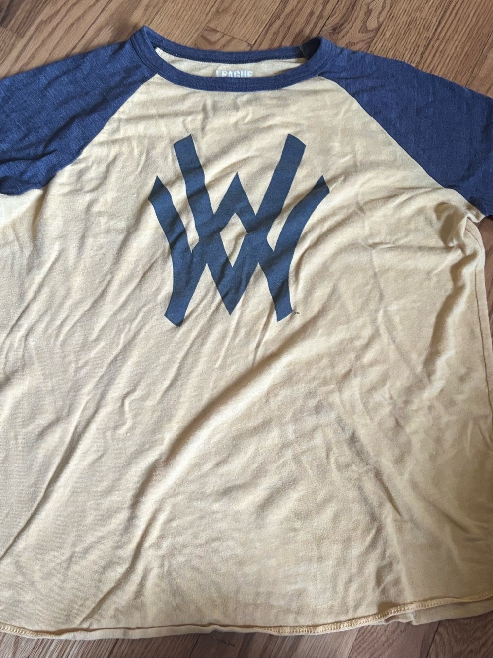 WVU Mountaineers Baseball Practice Jersey Long Sleeve with Graphic WV Logo